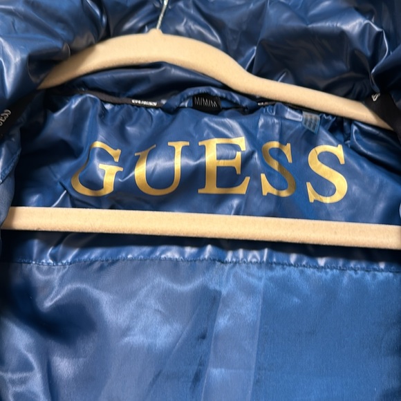 WATER RESISTANT HOODED PUFFER JACKET IN DEEP SEA BLUE (M) - Picture 5 of 9